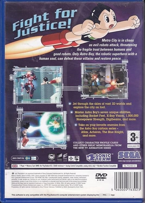 Astro Boy - PS2 (B Grade) (Genbrug)